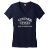 Vintage 1955 Aged to Perfection Women's V-Neck T-Shirt