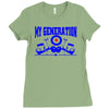 sixties homage Ladies Fitted T-Shirt