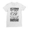Veteran Don't Thank Me Thank My Grandpa Who Never Came Back Ladies Fitted T-Shirt