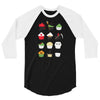cupcake costume party 3/4 Sleeve Shirt