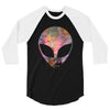 Psychic Alien Galaxy 3/4 Sleeve Shirt