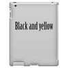 black and yellow iPad 3 and 4 Case