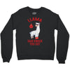 boxing llama Crewneck Sweatshirt