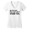 my life feels Women's V-Neck T-Shirt