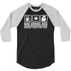 gas grass ass nobody rides for free funny 3/4 Sleeve Shirt