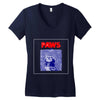 paws (jaws) Women's V-Neck T-Shirt