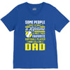 My Favorite Softball Player Calls Me Dad V-Neck Tee