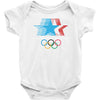 retro los angeles 1984 olympic games Baby Onesie