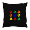 color ful Throw Pillow