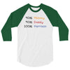 mommy daddy harrison baby name 3/4 Sleeve Shirt