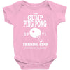 forrest gump   ping pong camp   cult film Baby Bodysuit