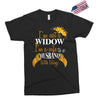 i'm not a widow i'm a wife to a husband with wings Exclusive T-shirt