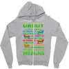 Daddy You Are My Favorite Ninja Zipper Hoodie