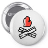 let's go camping Pin-back button