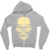 dead halloween head Zipper Hoodie