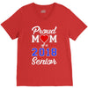 proud mom of a 2018 senior V-Neck Tee