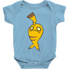 pikachuchu backwards Baby Onesie