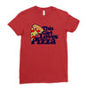 this girl loves pizza Ladies Fitted T-Shirt