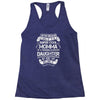 Super Cool Momma Of A Freaking Awesome Daughter Racerback Tank