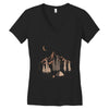 night in the forest Women's V-Neck T-Shirt