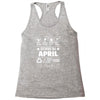 Born In April Racerback Tank