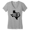 Beto For Senate Texas Map Women's V-Neck T-Shirt