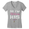 I Stole His Heart Women's V-Neck T-Shirt
