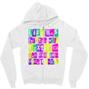 texting and driving like it's 1990 Zipper Hoodie