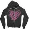 valentines day hearts Zipper Hoodie