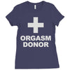 orgasm donor Ladies Fitted T-Shirt