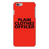 funny t shirt plain clothes officertee iPhone 6/6s Plus Case