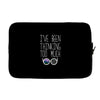 I'VE BEEN THINKING TOO MUCH Laptop sleeve