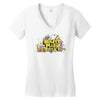nightmare rock Women's V-Neck T-Shirt