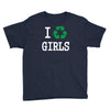 i recycle girls slogan text funny baseball jersey Youth Tee