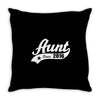 aunt since 2016 Throw Pillow