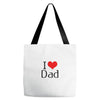 I LOVE DAD Tote Bags