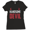 handsome devil Ladies Fitted T-Shirt