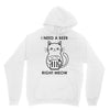 RIGHT MEOW BEER CAT Unisex Hoodie