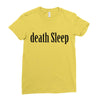 death sleep Ladies Fitted T-Shirt