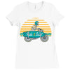 ride and surf Ladies Fitted T-Shirt