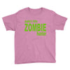 daddy's little zombie hunter Youth Tee