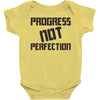 progress not perfection Baby Onesie