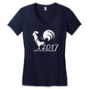new year of the roosters 2017 Women's V-Neck T-Shirt