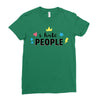 I Hate People Ladies Fitted T-Shirt