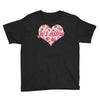 Jet'aime Flower Heart Youth Tee