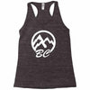 bc mountains british col Racerback Tank