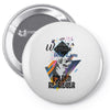 who loves golden retriever Pin-back button