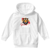 Girl Power White Write Youth Hoodie