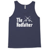 the rodfather   mens funny fishing Tank Top