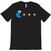 funny 80s pacman cookie monster retro gaming T-Shirt